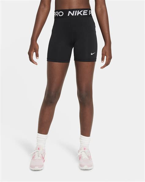 nike pro older kids shorts.